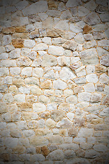 Image showing brick in london   the    abstract    texture of a ancien wall an