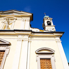 Image showing old architecture in italy europe milan religion and sunlight