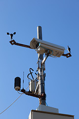 Image showing Video camera and weather sensors