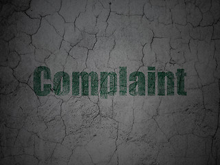 Image showing Law concept: Complaint on grunge wall background