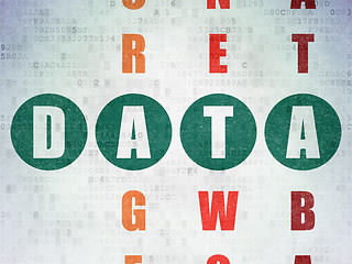 Image showing Data concept: Data in Crossword Puzzle