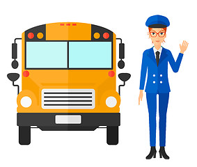 Image showing School bus driver.