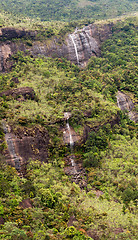 Image showing Waterfalls, rocks and forest. Sri Lanka