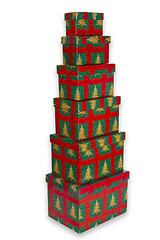 Image showing Christmas gift boxes