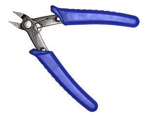 Image showing Professional wire-cutter on white