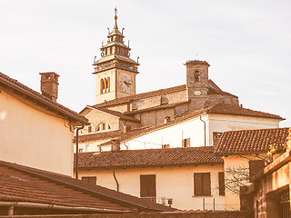 Image showing San Giorgio church in Chieri vintage