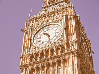 Image showing Big Ben vintage