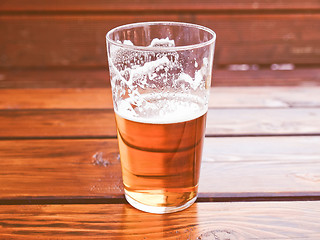 Image showing Retro looking Beer