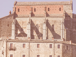 Image showing Sacra di San Michele abbey vintage