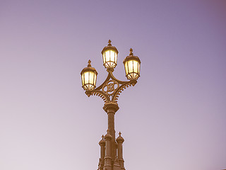Image showing  Street lamp vintage
