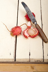 Image showing fresh rambutan fruits 