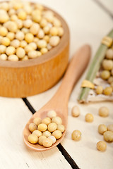 Image showing organic soya beans 