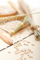 Image showing organic barley grains