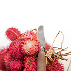 Image showing fresh rambutan fruits 