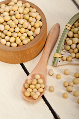Image showing organic soya beans 