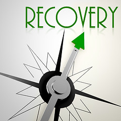 Image showing Recovery on green compass