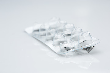 Image showing close up of  pill package  