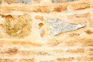 Image showing texture wall in africa morocco the old pink