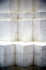 Image showing   abstract cross white marble   temple bangkok