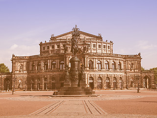 Image showing Dresden Semperoper vintage