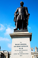 Image showing marble and statue in old   london  