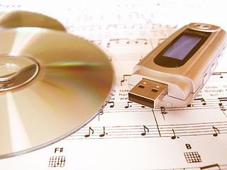 Image showing  CD DVD MP3 player vintage