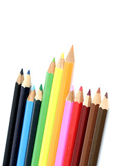 Image showing Close-up pencil.