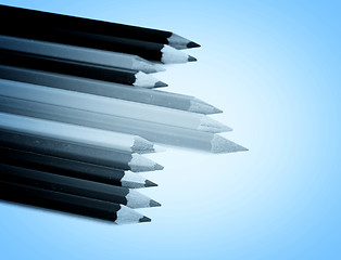 Image showing Close-up pencil.