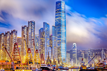 Image showing Hong Kong harbor