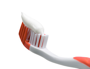 Image showing Toothbrush with toothpaste