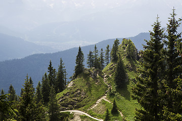 Image showing Mountain panorama in Bavaria