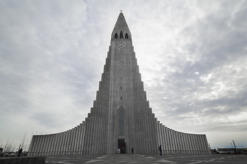 Image showing Church Hallgrimskirkja in Reykjavik, Iceland