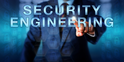 Image showing Software Engineer Touching SECURITY ENGINEERING