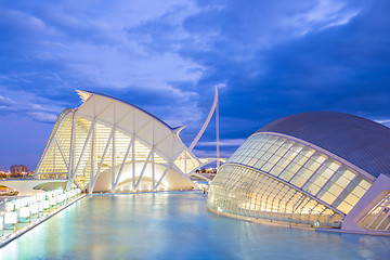 Image showing City of the Arts and Sciences in Valencia, Spain.