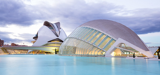 Image showing City of the Arts and Sciences in Valencia, Spain.