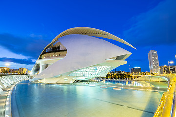 Image showing City of the Arts and Sciences in Valencia, Spain.