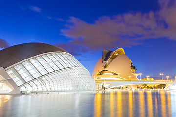 Image showing City of the Arts and Sciences in Valencia, Spain.