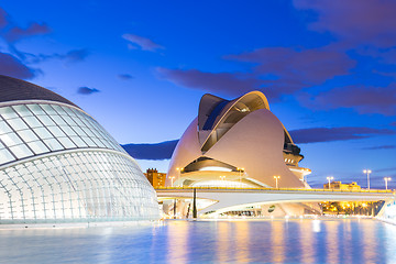 Image showing City of the Arts and Sciences in Valencia, Spain.