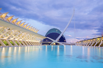 Image showing City of the Arts and Sciences in Valencia, Spain.