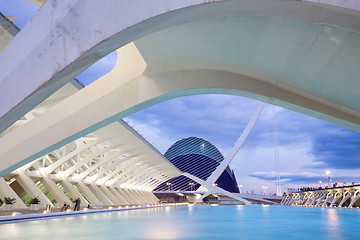 Image showing City of the Arts and Sciences in Valencia, Spain.