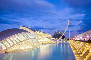 Image showing City of the Arts and Sciences in Valencia, Spain.