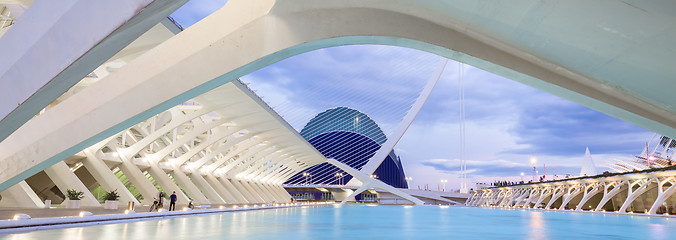 Image showing City of the Arts and Sciences in Valencia, Spain.