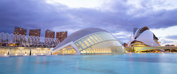 Image showing City of the Arts and Sciences in Valencia, Spain.