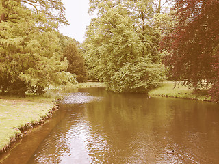 Image showing Park Sanssouci in Potsdam vintage