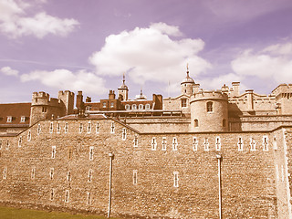 Image showing Tower of London vintage