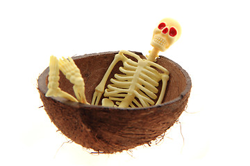 Image showing small human skeleton 