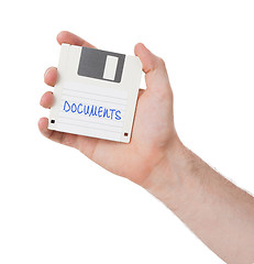 Image showing Floppy disk, data storage support 