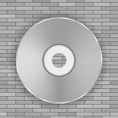 Image showing Vector Compact Disc Icon