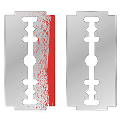 Image showing Metal Razor Blade