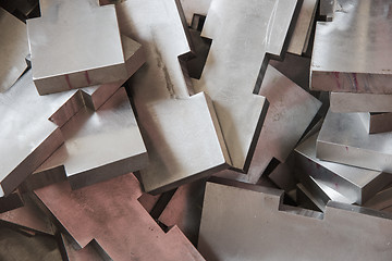 Image showing Stainless steel blocks